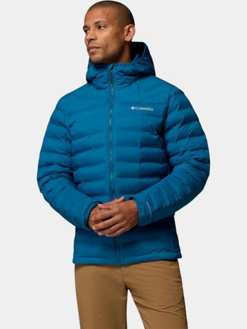 geaca matlasata de tranzitie pt. barbati Columbia Terwilliger Trail Heat Seal Hooded Jacket albastru 2