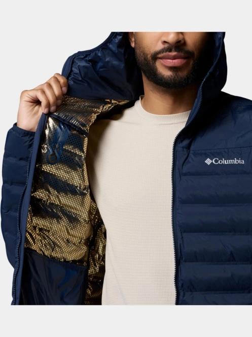 geaca matlasata de tranzitie pt. barbati Columbia Terwilliger Trail Heat Seal Hooded Jacket albastru inchis 7