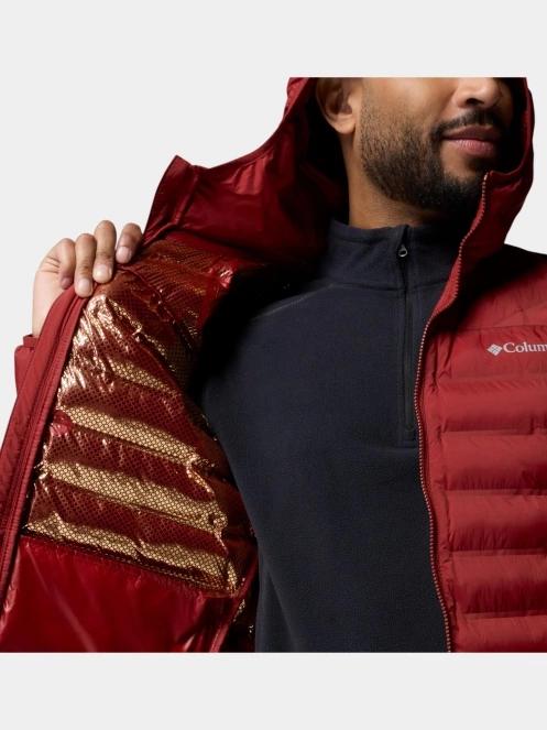 geaca matlasata de tranzitie pt. barbati Columbia Terwilliger Trail Heat Seal Hooded Jacket rosu 7