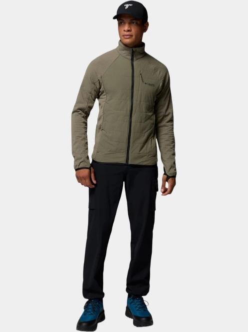 strat intermediar hibrid pt. barbati Columbia Arctic Crest II Hybrid Full Zip verde 5