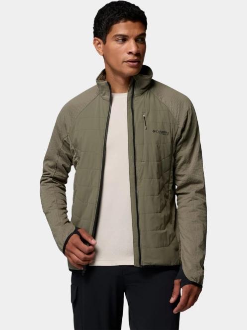 strat intermediar hibrid pt. barbati Columbia Arctic Crest II Hybrid Full Zip verde 6