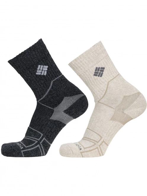 ciorapi pentru drumetii Columbia 2PP Active Hike Crew gri 2