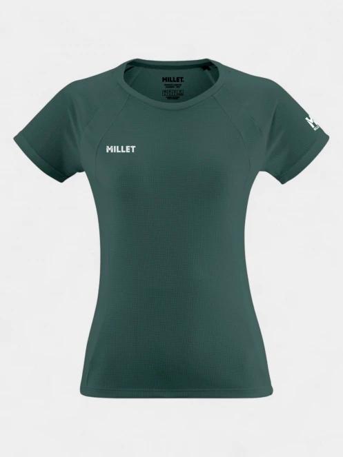 tricou pentru sport, cu maneci scurte pt. femei Millet Fusion TS SS W verde 2