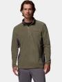 pulover polar pt. barbati Columbia Klamath Range II Half Zip verde 1
