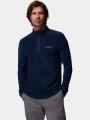 pulover polar pt. barbati Columbia Klamath Range II Half Zip albastru inchis 1