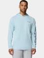 tricou cu maneci lungi, pentru sport pt. barbati Columbia Terminal Tackle Hoodie albastru deschis 1