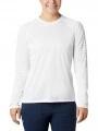 tricou cu maneci lungi pt. femei Columbia Tidal Tee II Long Sleeve Shirt alb 1