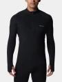 top lenjerie de corp pt. barbati Columbia Midweight Stretch Long Sleeve Half Zip negru 1