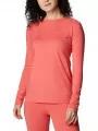 top lenjerie de corp pt. femei Columbia Midweight Stretch Long Sleeve Top roz 1