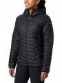 jacheta de primavara pt. femei Columbia Powder Lite Hooded Jacket negru 1