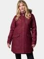 jacheta de iarna pt. femei Columbia Suttle Mountain Long Insulated Jacket rosu 1