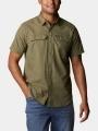 camasa de drumetie cu maneci scurte pt. barbati Columbia Silver Ridge 2.0 Short Sleeve Shirt verde 1