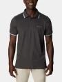 tricou cu guler pt. barbati Columbia Cove Dome Butte Solid Pique Polo gri 1