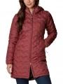 jacheta de puf pt. femei Columbia Delta Ridge Long Down Jacket rosu 1