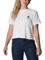 crop top pt. femei Columbia North Cascades Cropped Tee alb 1