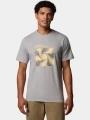 tricou pentru sport, cu maneci scurte pt. barbati Columbia Men's Sun Trek Short Sleeve Graphic Tee gri 1