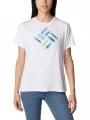 tricou cu maneci scurte pt. femei Columbia Sun Trek Short Sleeve Graphic Tee alb 1