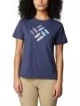 tricou cu maneci scurte pt. femei Columbia Sun Trek Short Sleeve Graphic Tee albastru 1