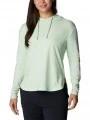 pulover cu gluga pt. femei Columbia Sun Trek Hooded Pullover verde 1