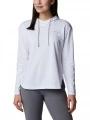 pulover cu gluga pt. femei Columbia Sun Trek Hooded Pullover alb 1
