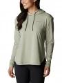 pulover cu gluga pt. femei Columbia Sun Trek Hooded Pullover verde 1