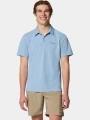 tricou cu guler pt. barbati Columbia Havercamp Pique Polo albastru 1