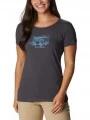 tricou cu maneci scurte pt. femei Columbia Daisy Days SS Graphic Tee gri 1