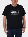 tricou cu maneci scurte pt. barbati Columbia Path Lake Graphic Tee II negru 1