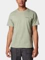 tricou cu maneci scurte pt. barbati Columbia Rapid Ridge Back Graphic Tee II verde 1