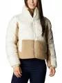 jacheta de strada pt. femei Columbia Leadbetter Point Sherpa Hybrid nisip 1