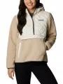 jacheta de strada pt. femei Columbia Sweet View Fleece Hooded Pullover nisip 1