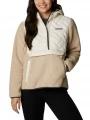 pulover polar pt. femei Columbia Sweet View Fleece Hooded Pullover nisip 1
