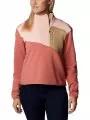pulover pt. femei Columbia Columbia Lodge Hybrid Pullover rosu 1