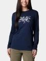 tricou cu maneci lungi pt. femei Columbia Hidden Haven Long Sleeve Tee albastru 1