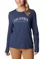 tricou cu maneci lungi pt. femei Columbia Columbia Trek Relaxed LS Tee albastru 1