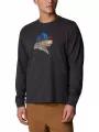 tricou cu maneci lungi pt. barbati Columbia Apres Lifestyle Graphic Long Sleeve Shirt negru 1