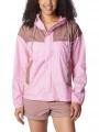 geaca de vant pt. femei Columbia Flash Challenger Windbreaker roz 1