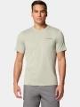 tricou pentru sport, cu maneci scurte pt. barbati Columbia Columbia Hike Crew verde deschis 1