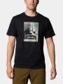 tricou cu maneci scurte pt. barbati Columbia Csc Seasonal Logo Tee negru 1
