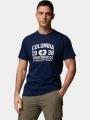 tricou cu maneci scurte pt. barbati Columbia CSC Seasonal Logo Tee albastru 1