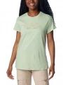 tricou cu maneci scurte pt. femei Columbia Columbia Trek Short Sleeve Graphic Tee verde 1