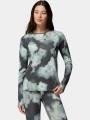 top lenjerie de corp pt. femei Columbia Omni-Heat Infinity Knit Long Sleeve Crew verde inchis 1