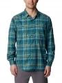 camasa de drumetie pt. barbati Columbia Silver Ridge Utility Lite Plaid Long Sleeve Shirt albastru 1