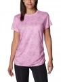 tricou de sport fara maneci pt. femei Columbia Leslie Falls Short Sleeve roz 1