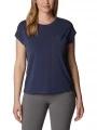 tricou cu maneci scurte pt. femei Columbia Boundless Trek Short Sleeve Tee albastru 1