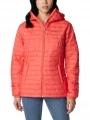 geaca matlasata de tranzitie pt. femei Columbia Silver Falls Hooded Jacket rosu 1