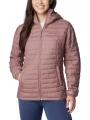 geaca matlasata de tranzitie pt. femei Columbia Silver Falls Hooded Jacket violet 1