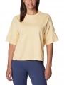tricou cu maneci scurte pt. femei Columbia North Cascades Graphic Short Sleeve Tee galben 1