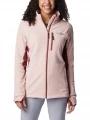 pulover polar pt. femei Columbia Titan Pass 3.0 Full Zip Fleece roz 1