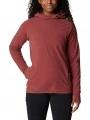 pulover pt. femei Columbia Back Beauty Hoodie rosu 1